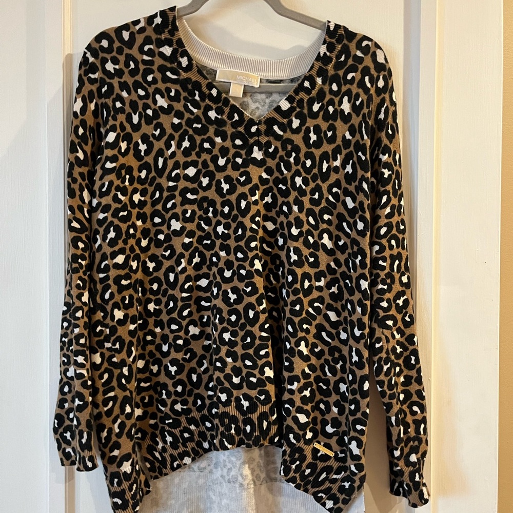Micheal Kors Leopard Top